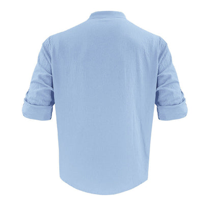 Summer Short Shirt Suit Fashion Lapel Button Down Short Sleeve Top And Drawstring Shorts Beach Clothing For Men